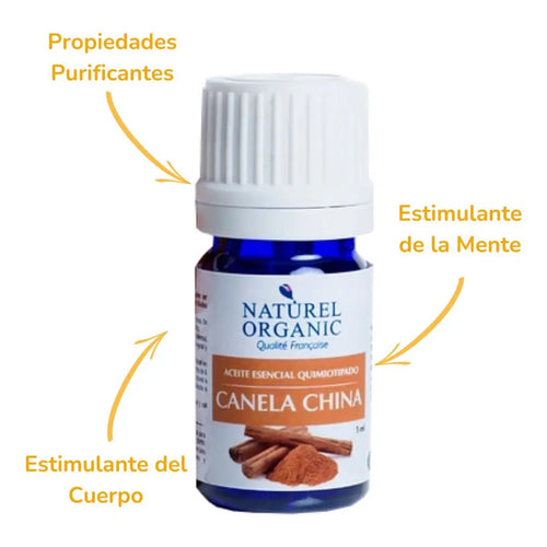 Aceite Esencial Canela China 5ml Naturel Organic