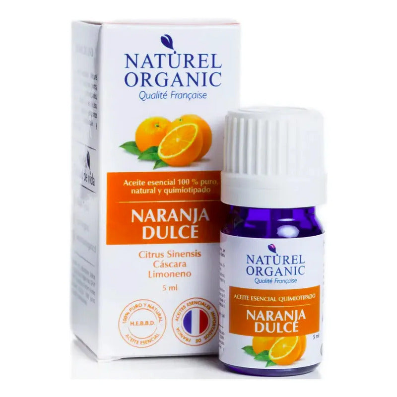 Aceite Esencial Naranja Dulce 100% Puro 5ml Naturel Organic